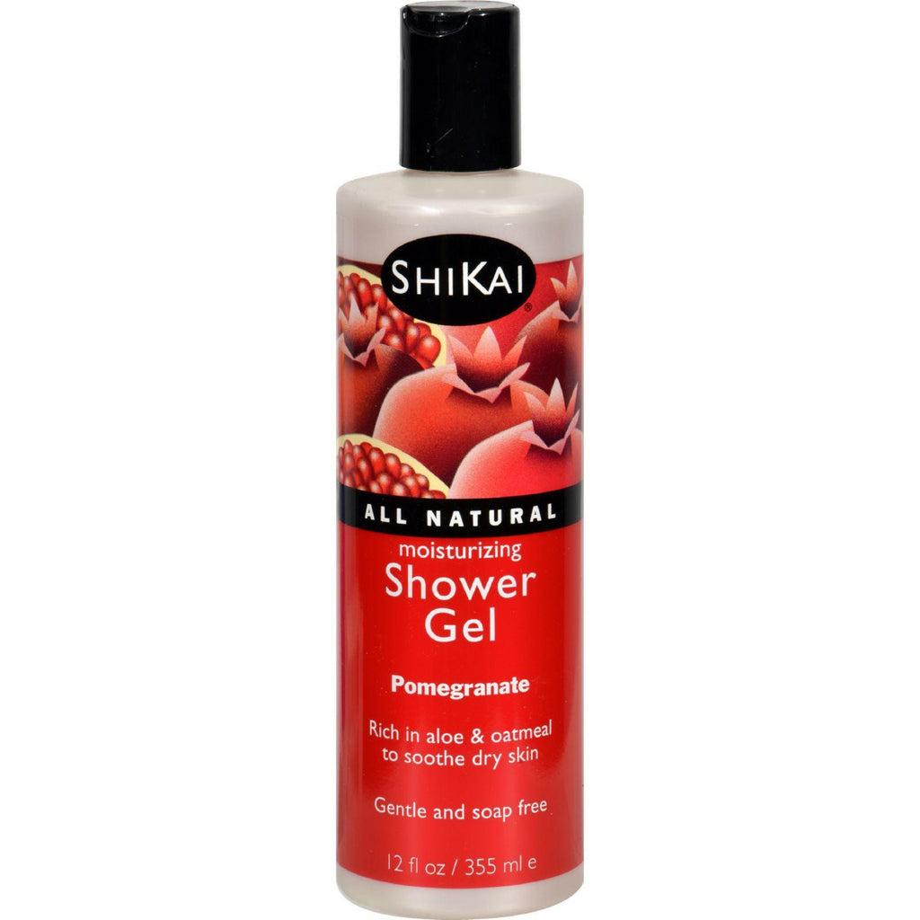 Shikai Products Shower Gel - Pomegranate - 12 Oz