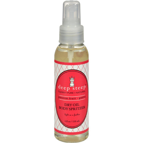 Deep Steep Dry Oil Body Spritzer - Passion Fruit Guava - 4 Fl Oz