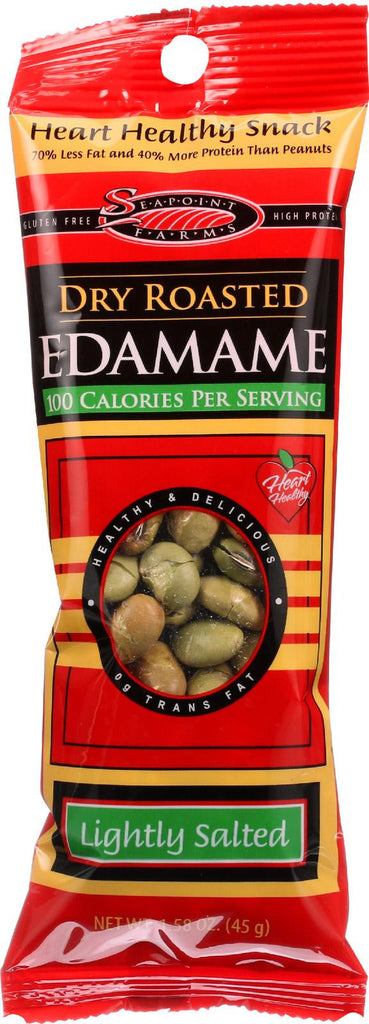 Seapoint Farms Edamame - Dry Roasted - Lightly Salted - 1.58 Oz - Case Of 12