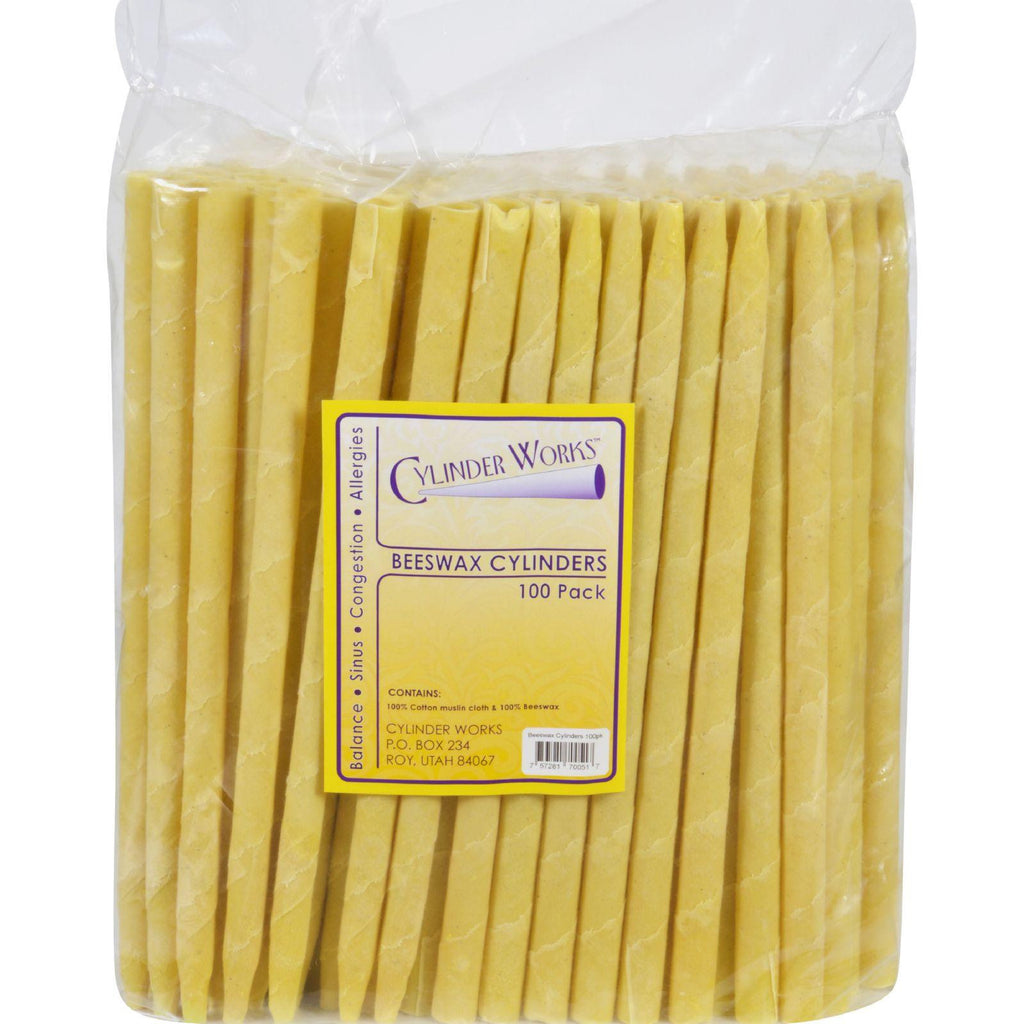 Cylinder Works Cylinders - Beeswax - 100 Ct