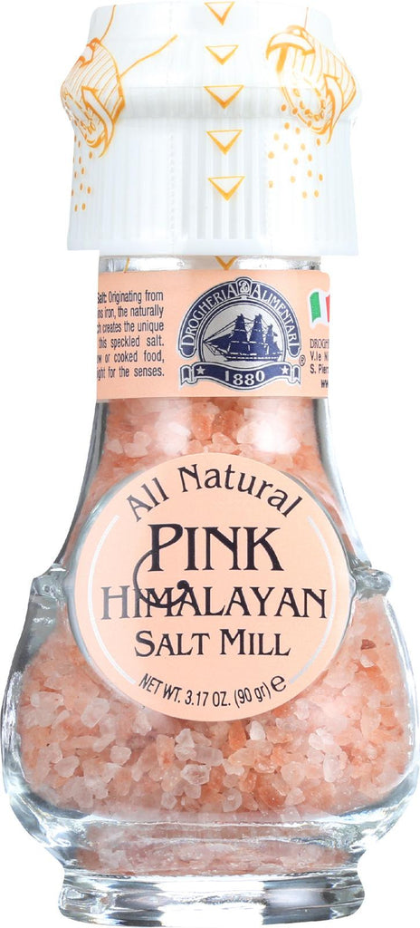 Drogheria And Alimentari Salt Mill - All Natural - Pink Himalayan - 3.17 Oz - Case Of 6