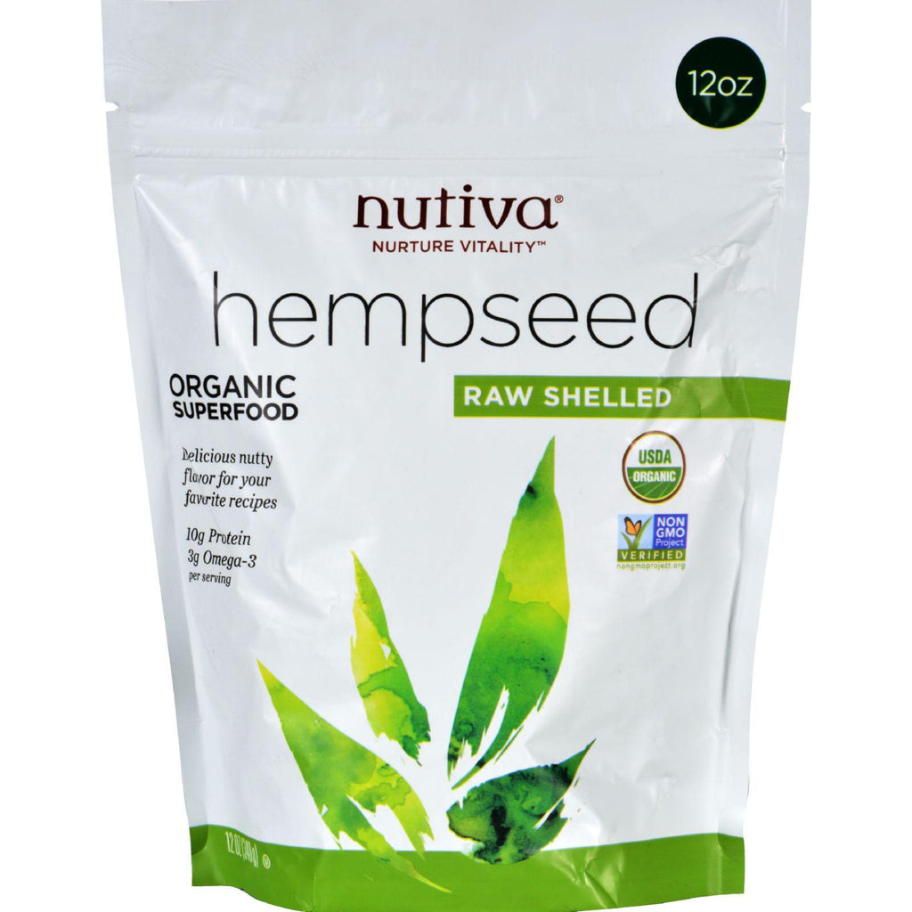 Nutiva Hempseed - Organic - Shelled - 12 Oz