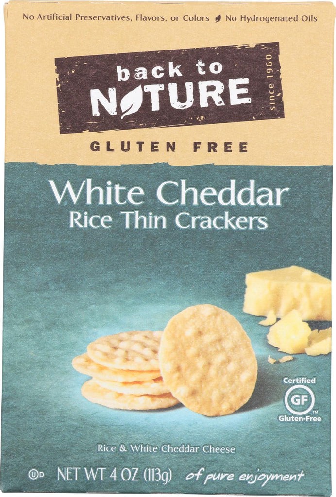 Back To Nature Multi - Seed Rice Thin Crackers - Case Of 12 - 4 Oz.