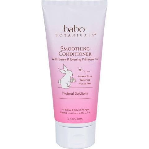 Babo Botanicals Detangling Conditioner - Instantly Smooth Berry Primrose - 6 Oz