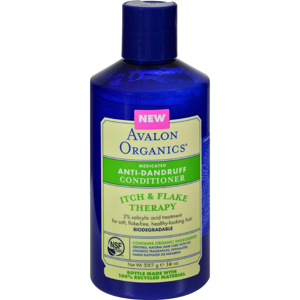 Avalon Active Organics Conditioner - Anti Dandruff - 14 Oz