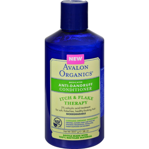 Avalon Active Organics Conditioner - Anti Dandruff - 14 Oz