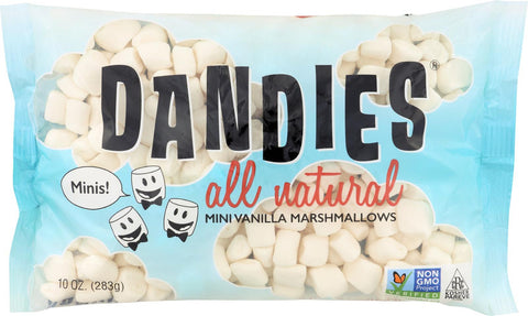 Dandies Air Puffed Mini Marshmallows - Classic Vanilla - Case Of 12 - 10 Oz.