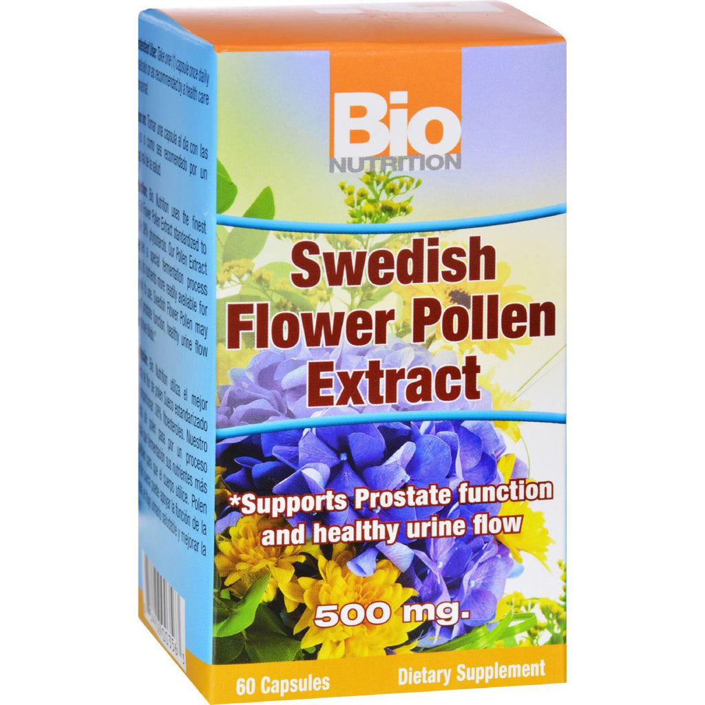 Bio Nutrition Inc Swedish Flower Pollen Extract - 500 Mg - 60 Veg Capsules