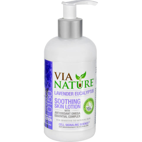 Via Nature Lotion - Soothing - Lavender Eucalyptus - 8 Fl Oz