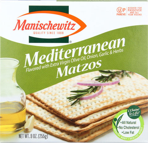 Manischewitz Matzo Mediterranean - Case Of 12 - 9 Oz.