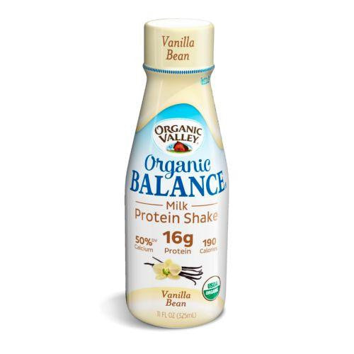 Organic Valley Balance Milk Protien Shake - Vanillla - Case Of 12 - 11oz Bottle