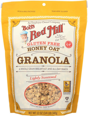 Bob's Red Mill Gluten Free Honey Oat Granola - 12 Oz - Case Of 4