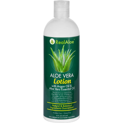 Real Aloe Lotion - Aloe Vera - 16 Fl Oz