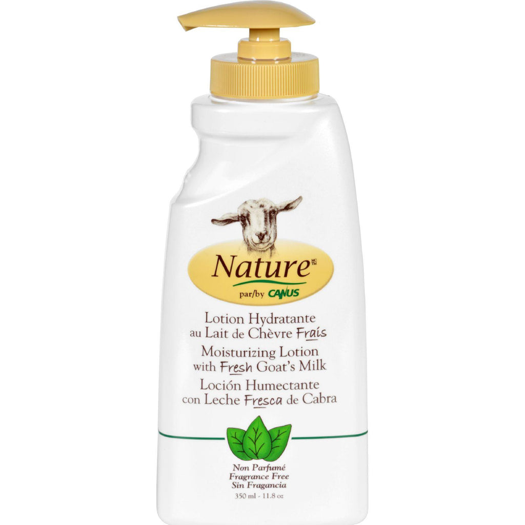 Nature By Canus Lotion - Goats Milk - Nature - Fragrance Free - 11.8 Oz