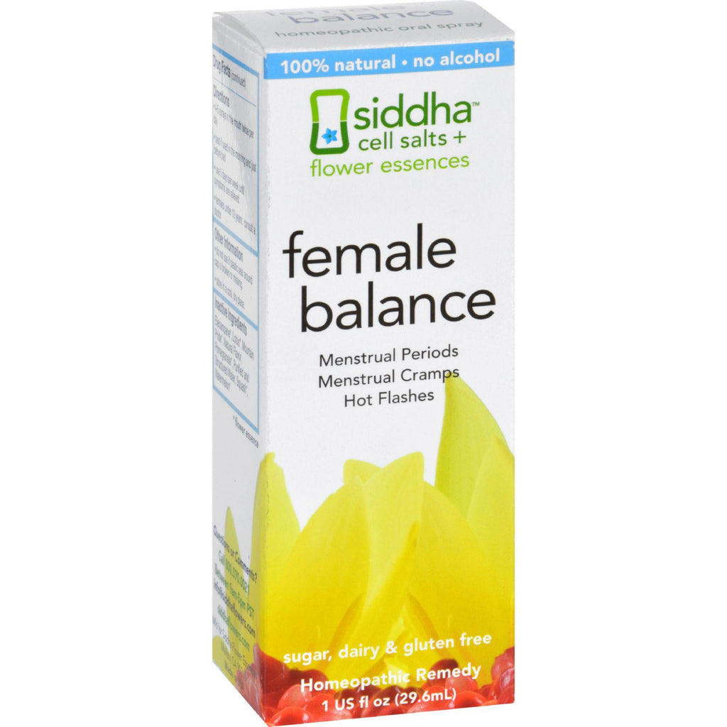 Siddha Flower Essences Female Balance - 1 Fl Oz