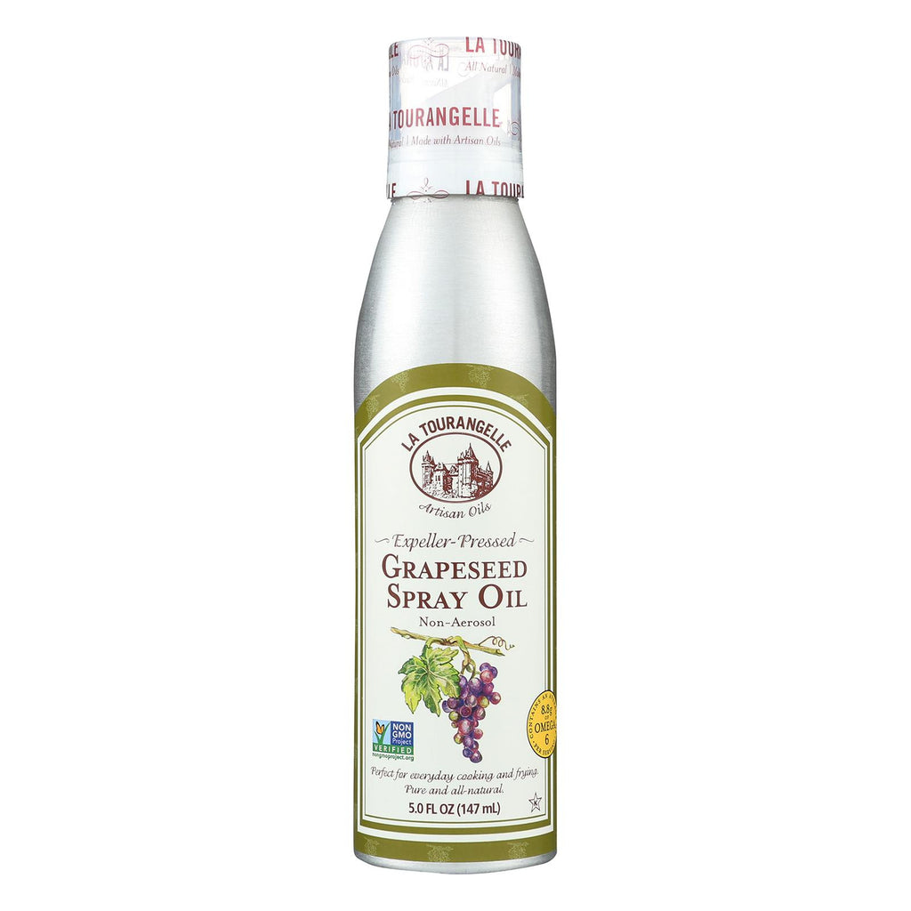 La Tourangelle Grapeseed Spray Oil - Case Of 6 - 5 Fl Oz.