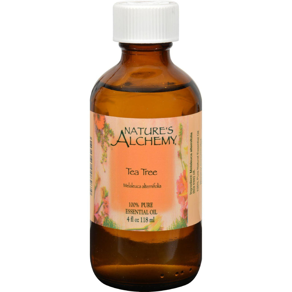 Nature's Alchemy Essential Oil - 100 Percent Pure - Tea Tree - 4 Fl Oz