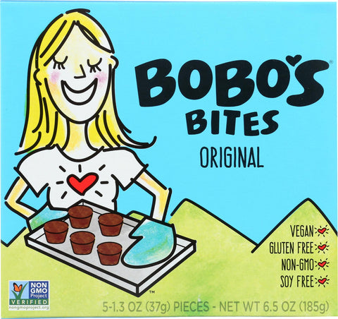 Bobo's Oat Bars Original Bites - Gluten Free - Case Of 6 - 1.3 Oz.