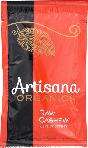 Artisana Organic Raw Cashew Butter - Squeeze Packs - 1.06 Oz - Case Of 10