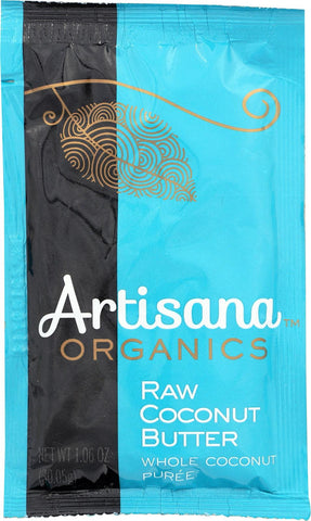 Artisana Organic Raw Coconut Butter - Squeeze Packs - 1.06 Oz - Case Of 10