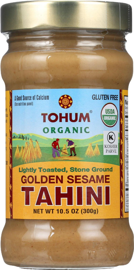 Tohum Natural Foods Tahini - Toasted - Golden - 10.5 Oz