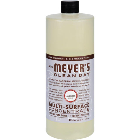 Mrs. Meyer's Multi Surface Concentrate - Lavender - 32 Fl Oz - Case Of 6