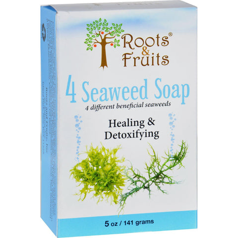 Roots And Fruits Bar Soap - 4 Seaweed - 5 Oz