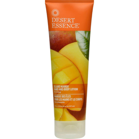 Desert Essence Hand And Body Lotion - Island Mango - 8 Fl Oz