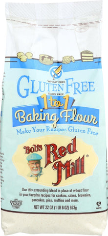 Bob's Red Mill Gluten Free 1-to-1 Baking Flour - 22 Oz - Case Of 4