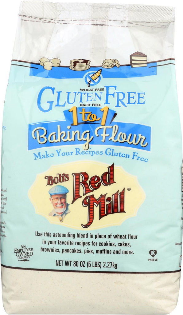 Bob's Red Mill Gluten Free 1-to-1 Baking Flour - 5 Lb - Case Of 4