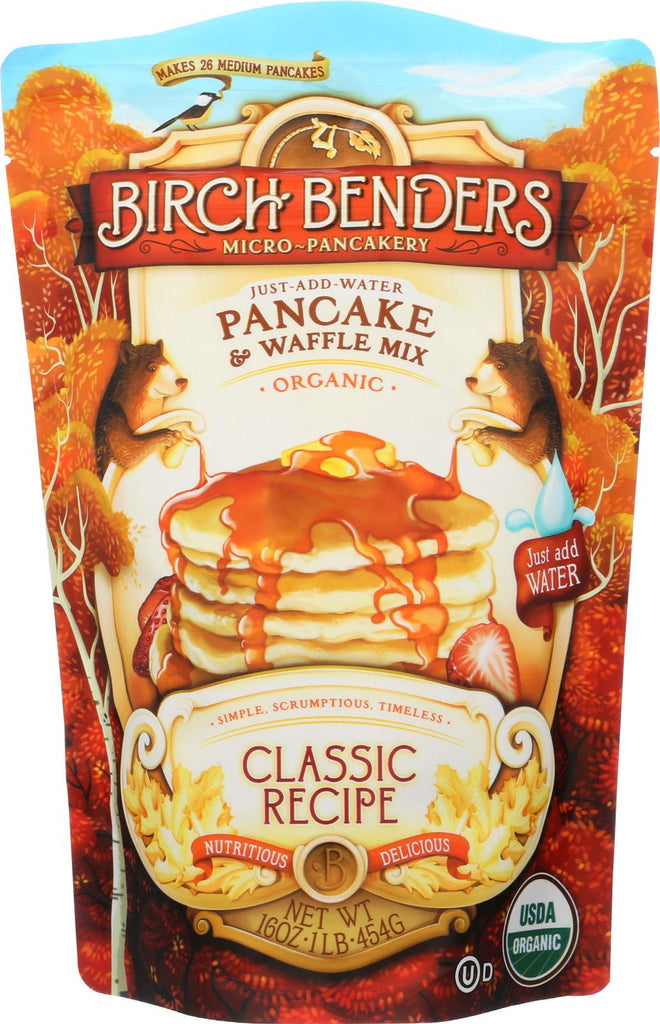 Birch Benders Pancake And Waffle Mix - Classic - Case Of 6 - 16 Oz.