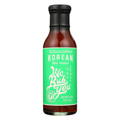 We Rub You Hot Sauce - Gochujang Korean - Case Of 6 - 15 Oz.