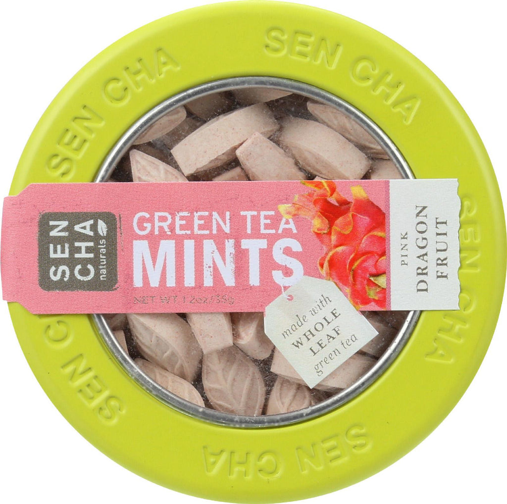 Sencha Naturals Green Tea Mints - Pink Dragonfruit - Case Of 6 - 1.2 Oz.