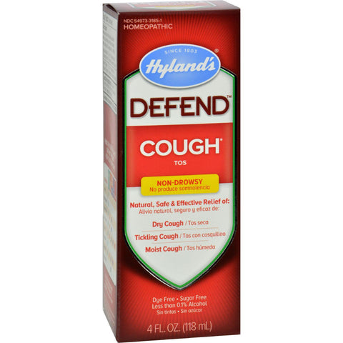 Hylands Homepathic Cough Syrup - Defend - 4 Fl Oz