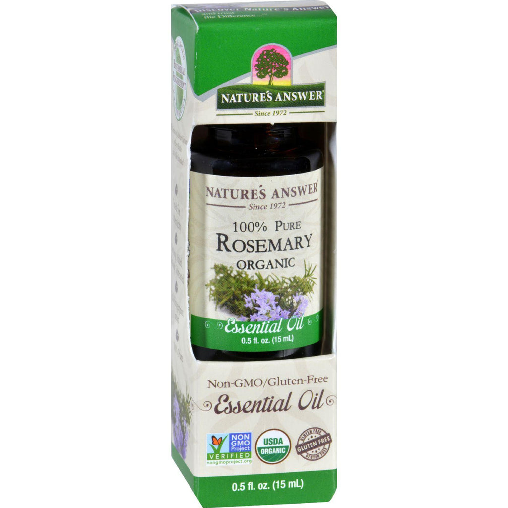 Natures Answer Essential Oil - Organic - Rosemary - .5 Oz