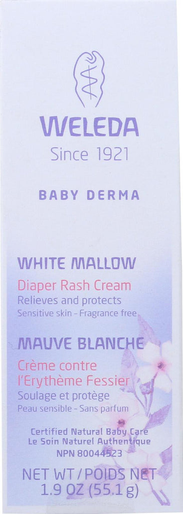 Weleda Diaper Rash Cream - Baby Derma - White Mallow - 1.9 Oz