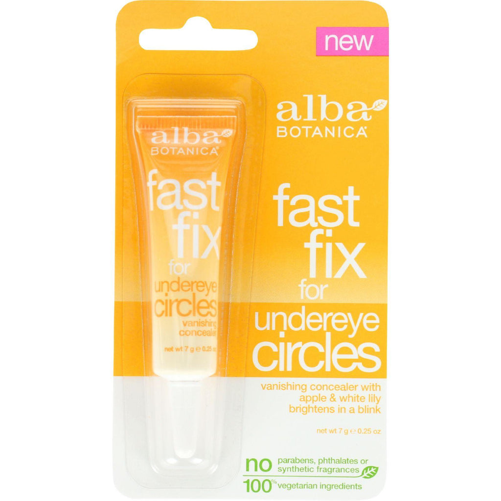 Alba Botanica Fast Fix For Undereye Circles - .25 Oz - Case Of 6