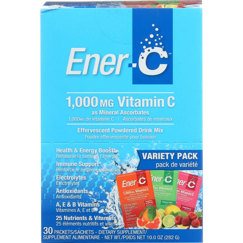 Ener-c Ener-c - Variety Pack - 1000 Mg - 30 Packets - 1 Each