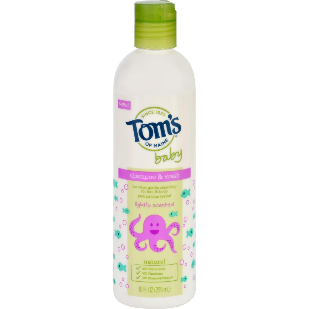 Toms Of Maine Shampoo And Body Wash - Baby - Light Scent - 10 Oz