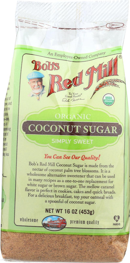 Bob's Red Mill Organic Coconut Sugar - 16 Oz - Case Of 4