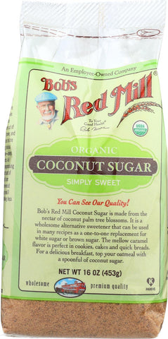 Bob's Red Mill Organic Coconut Sugar - 16 Oz - Case Of 4