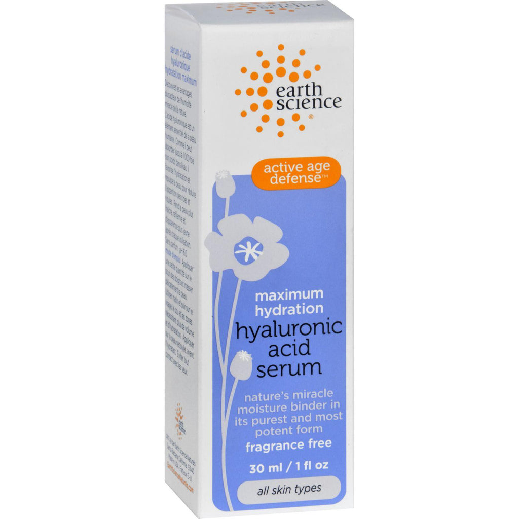 Earth Science Serum - Hyaluronic Acid - 1 Oz