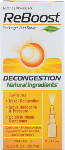 Reboost Nasal Spray - Decongestion - 20 Ml