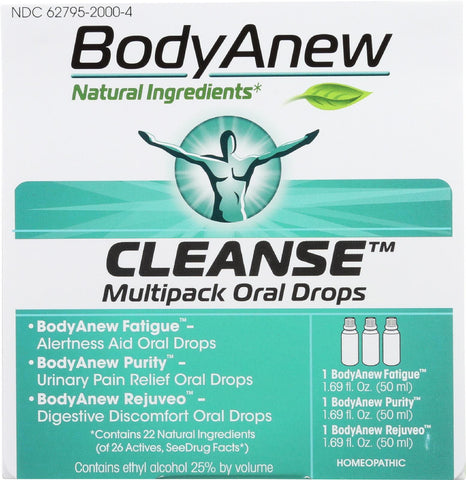 Bodyanew Cleanse - Multipack Oral Drops - 50 Ml - 3 Count