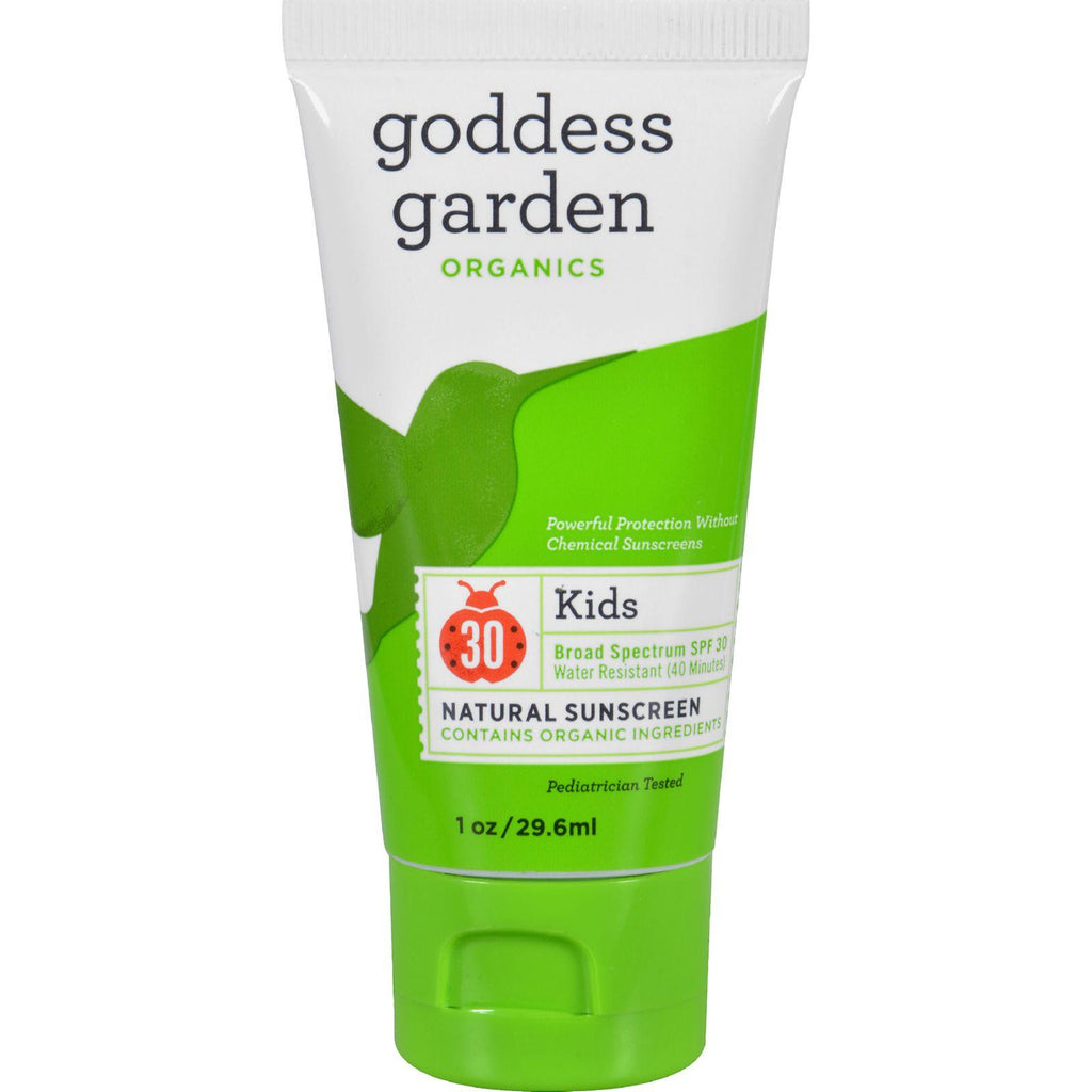 Goddess Garden Sunscreen - Natural - Kids - Spf 30 - 1 Oz