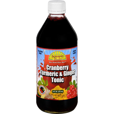 Dynamic Health Tonic - Cranberry Turmeric And Ginger - 16 Oz