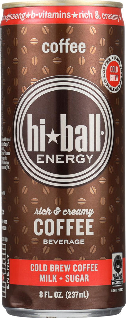 Hi Ball Cold Brew Coffee Beverage - Original - Case Of 12 - 8 Fl Oz.