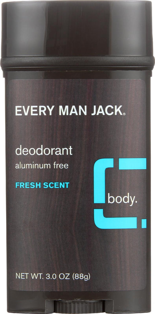 Every Man Jack Body Deodorant - Fresh Scent - 3 Oz