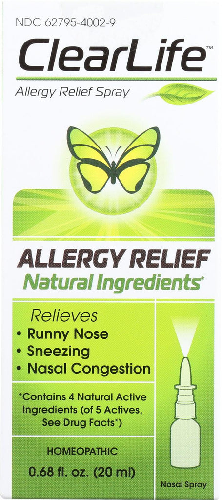 Clearlife Nasal Spray - Allergy Relief - 20 Ml