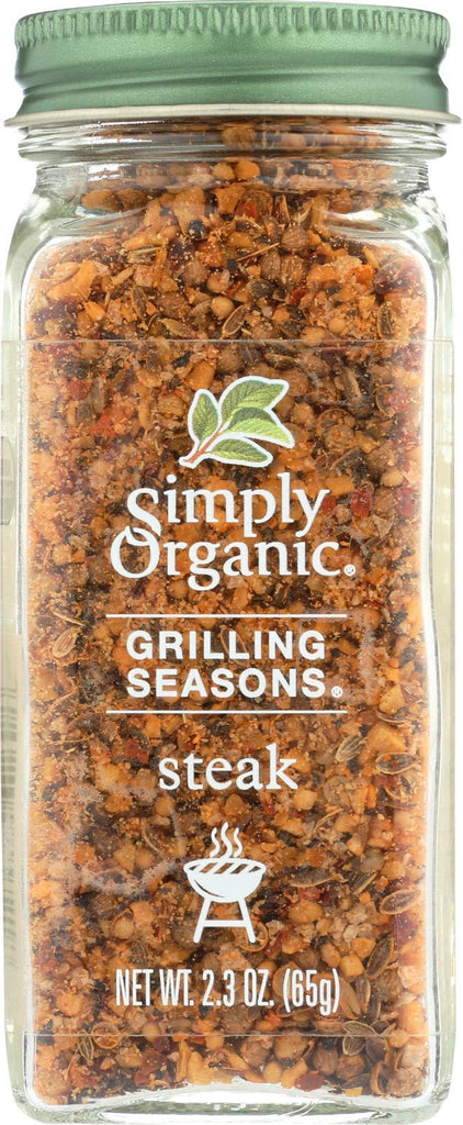 Simply Organic Steak Grilling Seasons - Case Of 6 - 2.3 Oz.